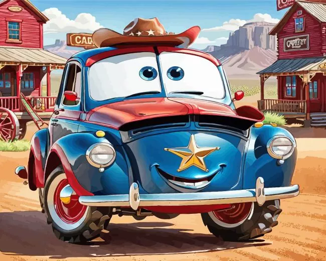 cartoon car Diamond Paintings Cartoon Car Diamond Painting