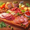 Cartoon Charcuterie Board Diamond Painting