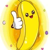 Cartoon Cute Banana Diamond Painting
