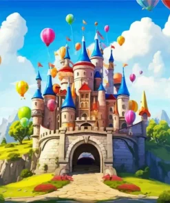 Cartoon Disney Castle Diamond Painting