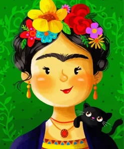 Cartoon Frida Kahlo Diamond Painting