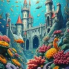Castle Under The Sea Diamond Painting