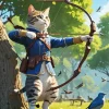 Cat Archer Diamond Painting