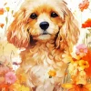 Cavoodle Puppy Art Diamond Painting