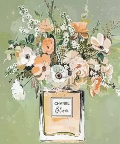 Chanel Blossom Perfume Diamond Painting