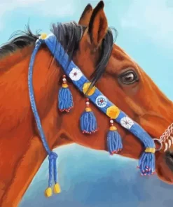 Chestnut Arabian Horse Diamond Painting