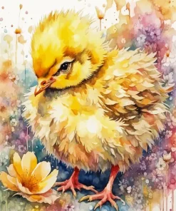 Chick Bird Art Diamond Painting