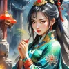 Chinese Anime Girl Diamond Painting