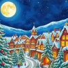 Christmas City Art Diamond Painting