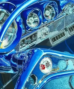 Classic Chevy Steering Wheel Diamond Painting
