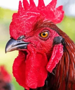 Close Up Rhode Island Red Diamond Painting