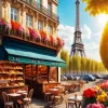 Coffee In Paris Diamond Painting