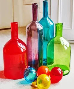 Colored Glass Bottles Diamond Painting