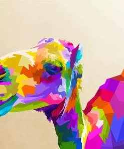 Colorful Camel Diamond Painting