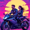 Couple Sportbike Diamond Painting