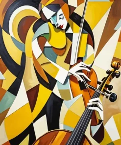Cubism Musician Diamond Painting