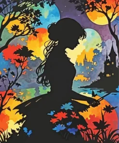 Fairy Silhouette Art Diamond Painting