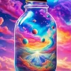 Galaxy Soda Bottle Diamond Painting