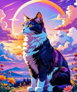 Giant Cat Art Diamond Painting