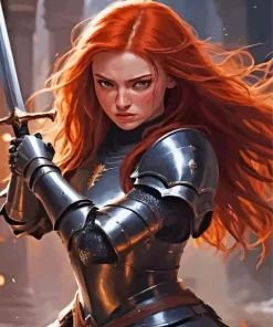 Ginger Warrior Diamond Painting