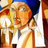 Girl With A Pearl Earring Abstract Diamond Painting