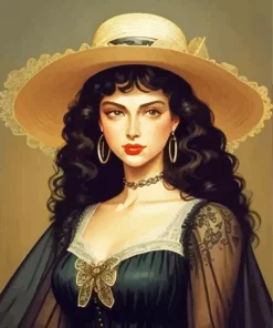 Gorgeous Mexican Lady Diamond Painting