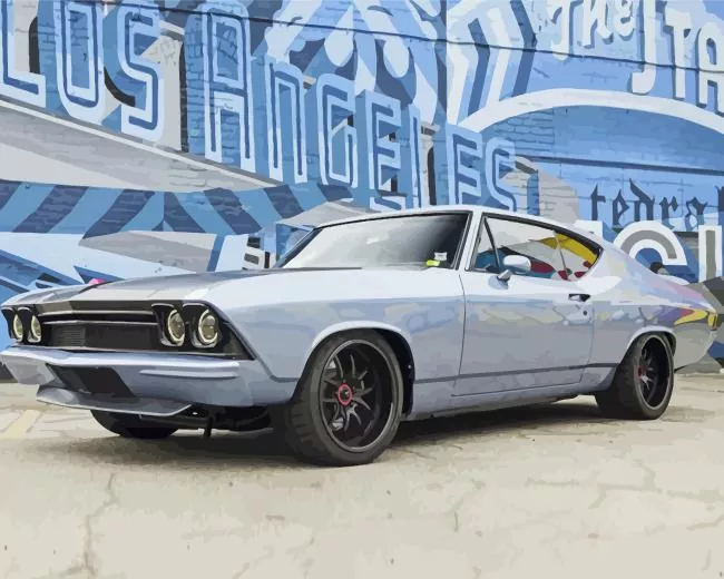 grey chevelle Diamond By Numbers Grey Chevelle Diamond Painting
