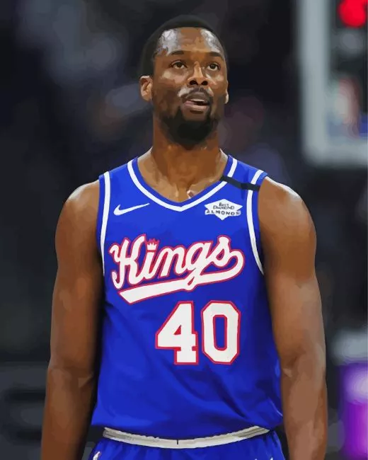 harrison barnes Sacramento kings basketballer Diamond With Numbers Harrison Barnes Sacramento Kings Diamond Painting