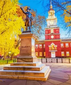 Independence Hall Diamond Painting