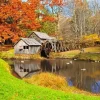 Mabry Mill Watermill In Virginia Diamond Painting