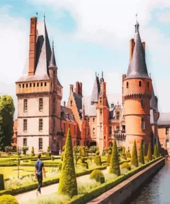 Maintenon Castle Diamond Painting
