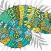 Mandala Chameleon Diamond Painting
