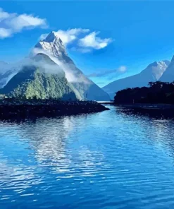 Milford Sound Piopiotahi Diamond Painting