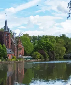 Minnewater Park Belgium Diamond Painting