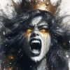Monochrome Screaming Out Diamond Painting