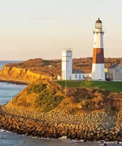 Montauk Lighthouse Museum Diamond Painting