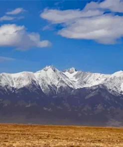 Mt Blanca Peak In Colorado Diamond Painting