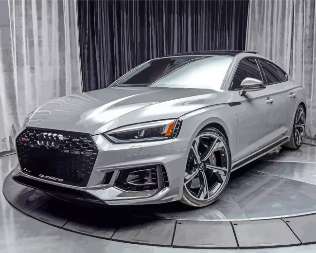 nardo grey audi rs5 Diamond by Numbers Nardo Grey Audi Rs5 Diamond Painting