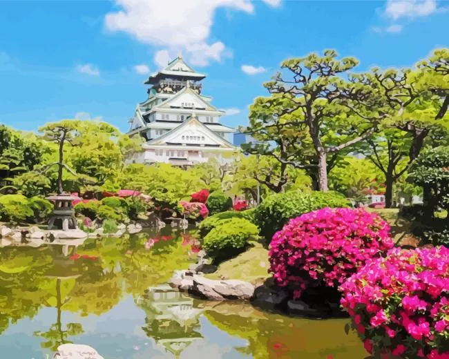 nishinomaru garden Diamond Paints Nishinomaru Garden Diamond Painting