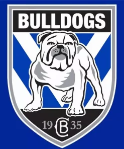 Nrl Bulldogs Logo Diamond Painting