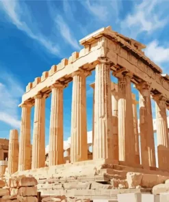 Parthenon Athens Temple Diamond Painting