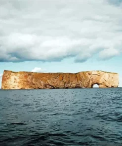 Perce Rock Saint Lawrence Diamond Painting