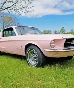 Pink Car Diamond Painting