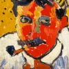 Portrait Of Derain By Maurice Diamond Painting