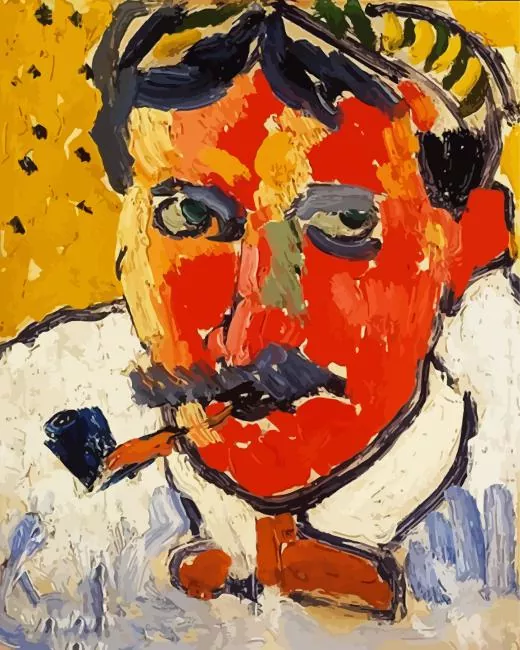 portrait of derain by Maurice Diamond By Numbers Portrait Of Derain By Maurice Diamond Painting