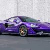 Purple Mclaren Car Diamond Painting