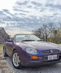 Purple Mgf Car Diamond Painting