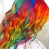Rainbow Hair Girl Diamond Painting