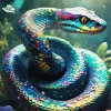Rainbow Snake Diamond Painting
