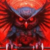 Red Eyed Owl Diamond Painting
